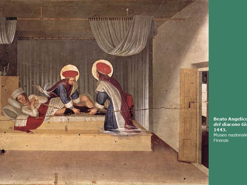 Beato Angelico, Guarigione del diacono&nbsp;Giustiniano