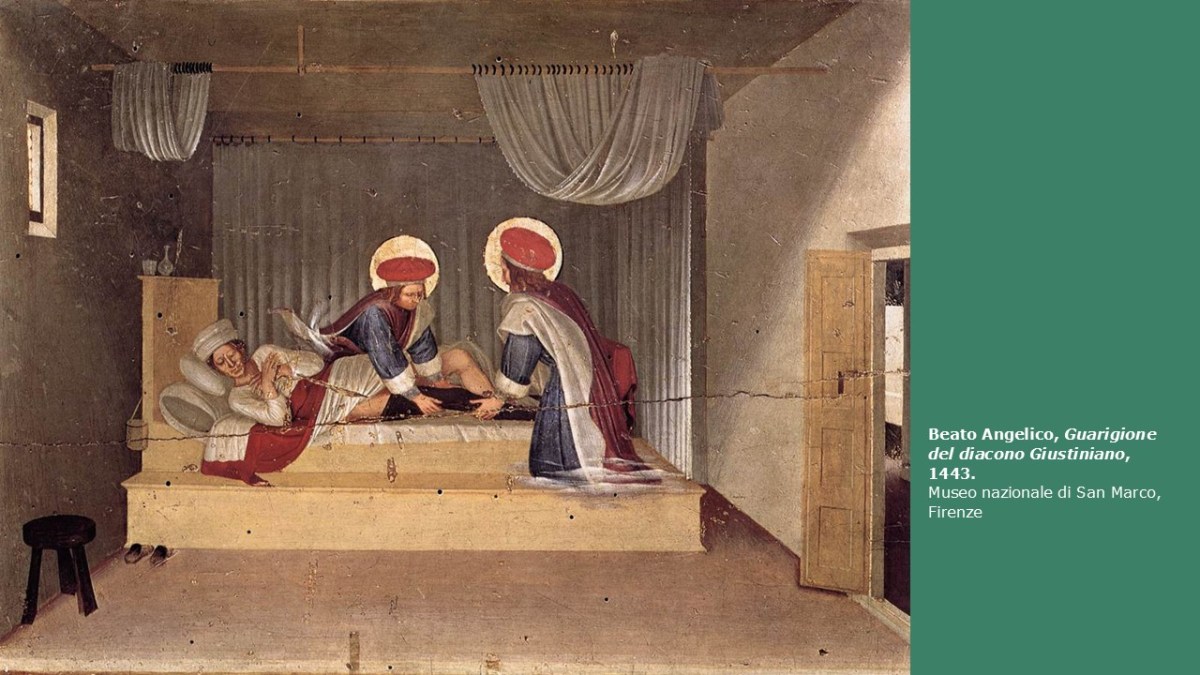 Beato Angelico, Guarigione del diacono&nbsp;Giustiniano